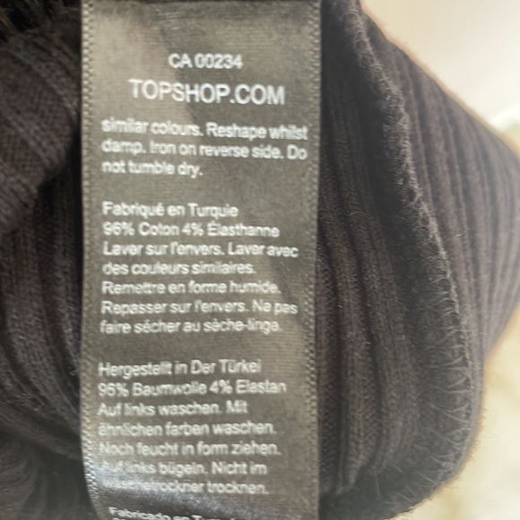 Top Shop Ribbed Midi Dress - Picture 9 of 9